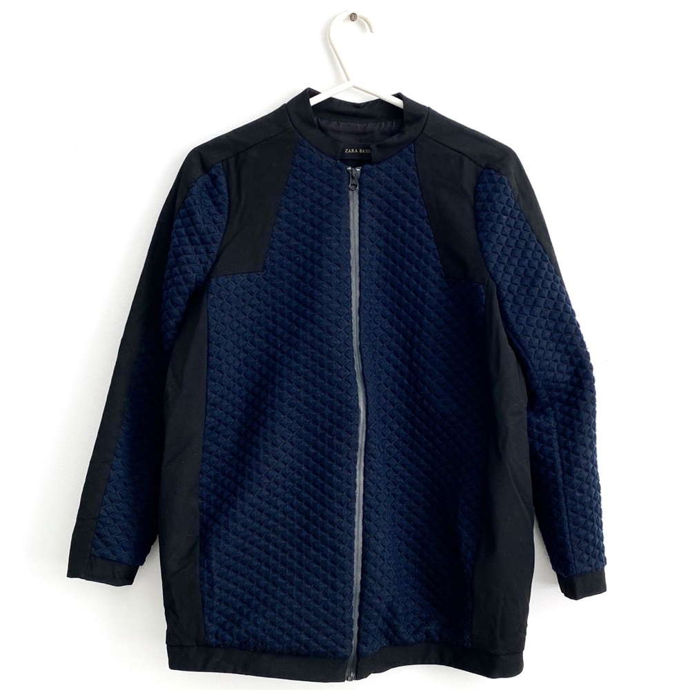 ZARA Quilted Bomber Jacket